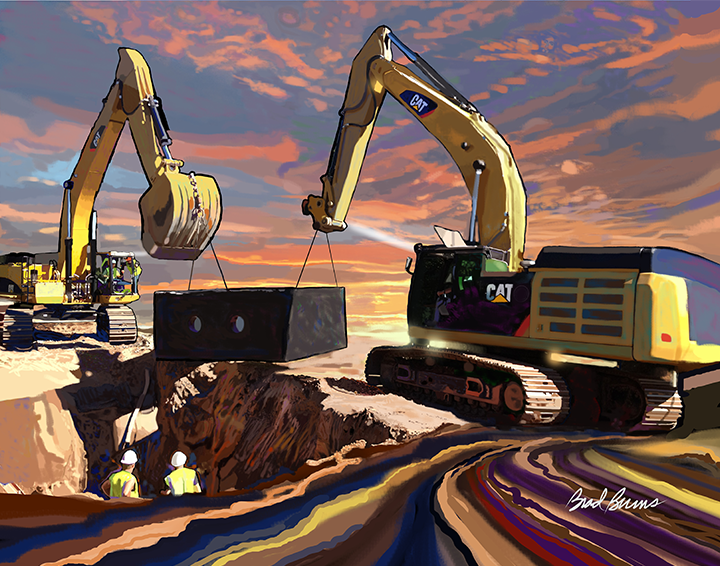 Trenchless and Caterpiller