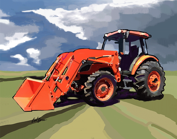 Kubota M8540 Farm Tractor
